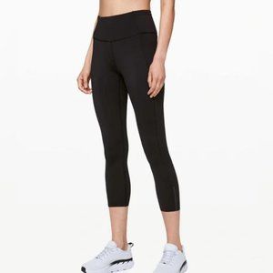 Lululemon NEW Fast and Free HR crop 23” black
